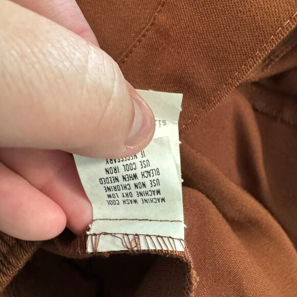 Vintage NEW Harvest Time Brown High Waisted Slacks Pants Women's Size 34 Waist - Picture 8 of 8